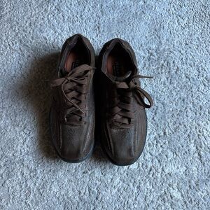 Skechers Men's Dark Brown Lace Up Shoes